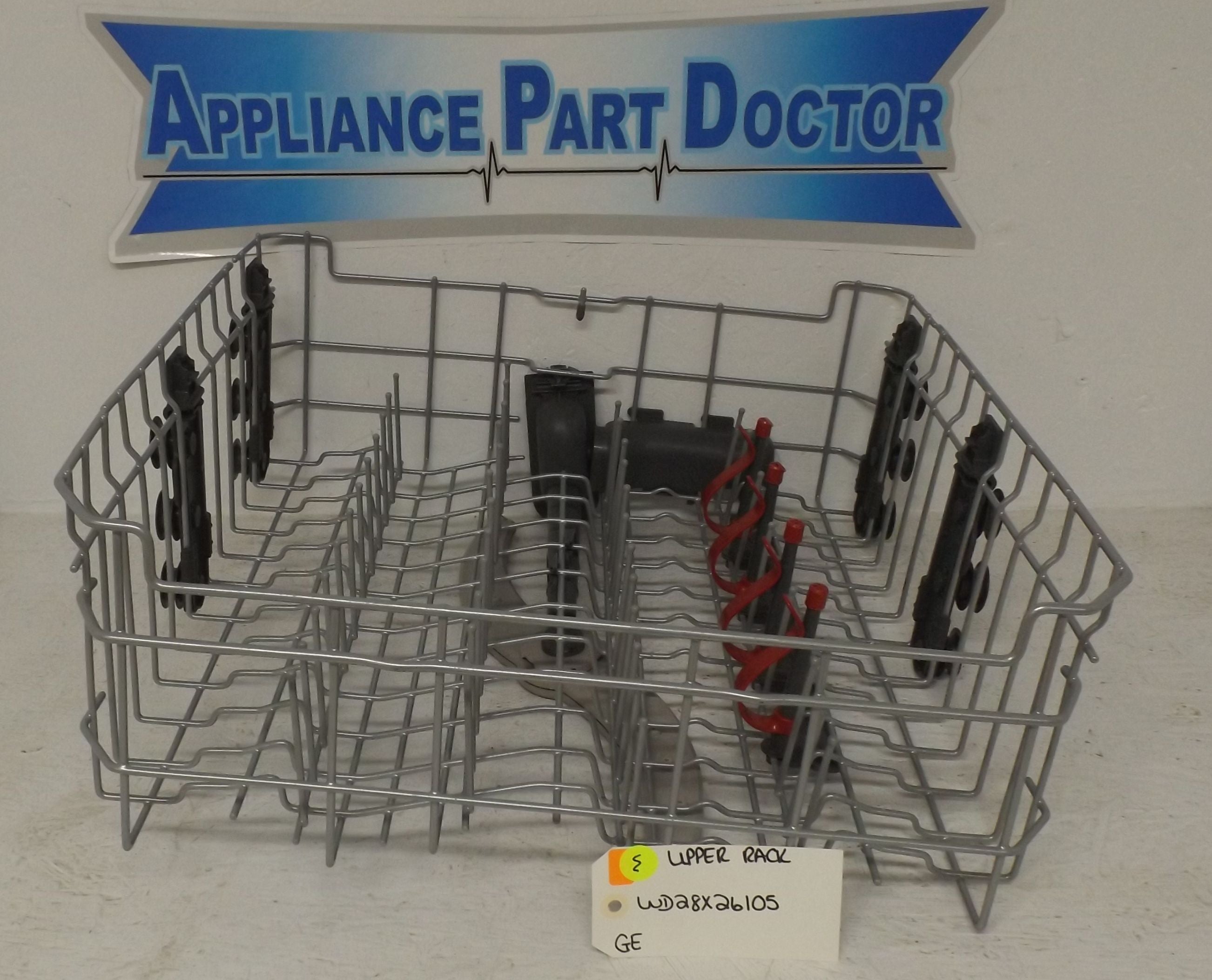 GE DISHWASHER WD28X26105 UPPER RACK (USED) GE DISHWASHER WD28X26105 UPPER RACK (USED)